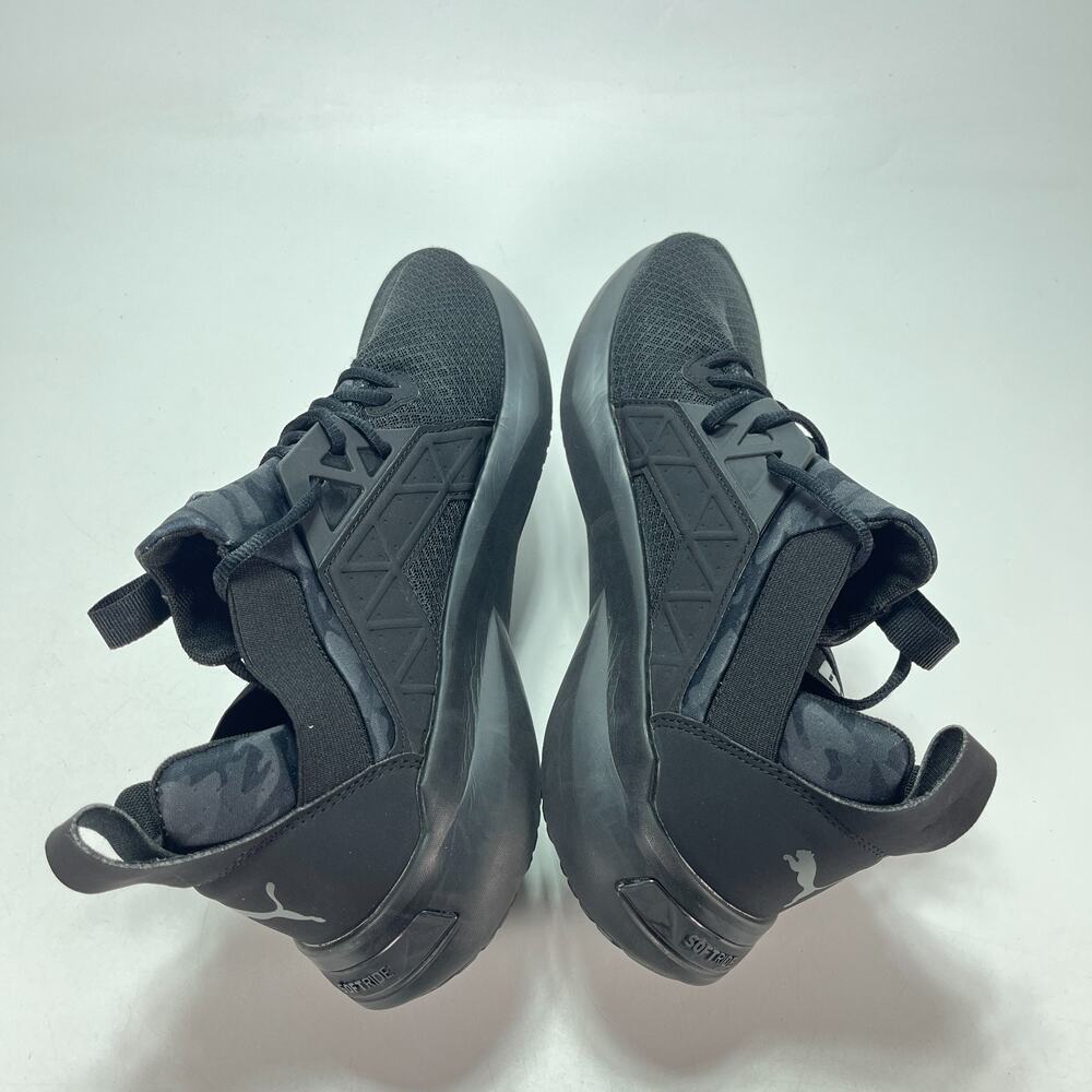 PUMA Softride Enzo NXT Triple Black Athletic Running Shoes 376377-01 Mens Sz 12 - Picture 5 of 8